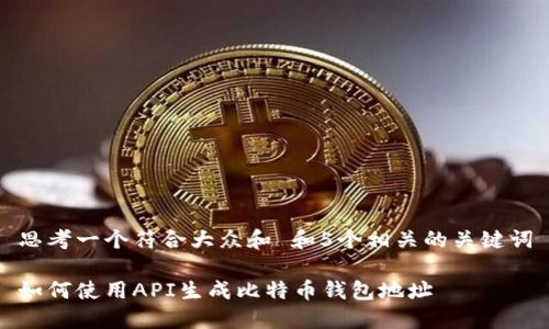 思考一个符合大众和 和5个相关的关键词

如何使用API生成比特币钱包地址