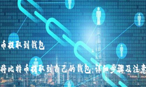 比特币提取到钱包

如何将比特币提取到自己的钱包：详细步骤及注意事项