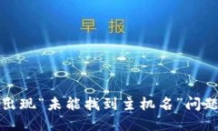 TP钱包转账出现“未能找到主机名”问题的解决办